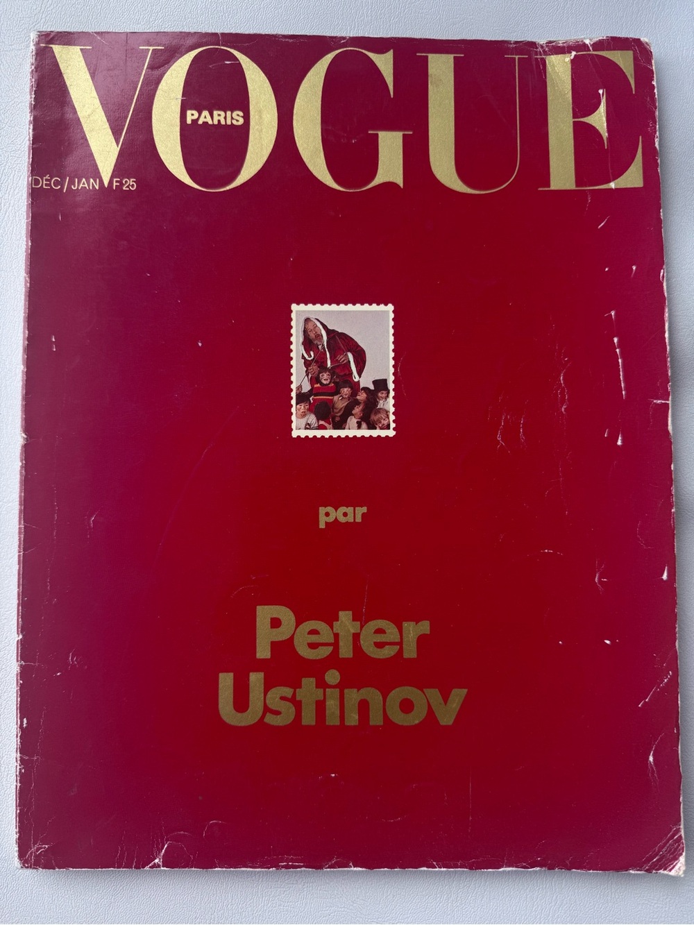 VOGUE Paris 562 December 1975 Peter Ustinov Newton Guy Bourdin